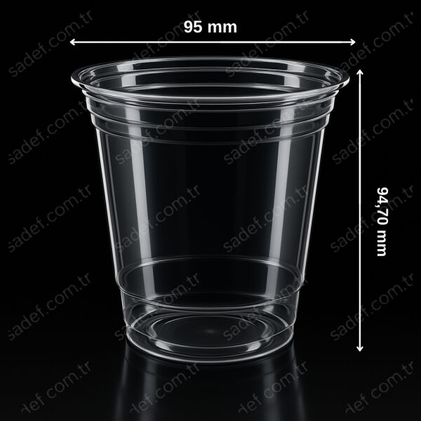 300 CC ( 10 OZ ) PET BARDAK FOLYOTERM 8 GR 1000 ADET