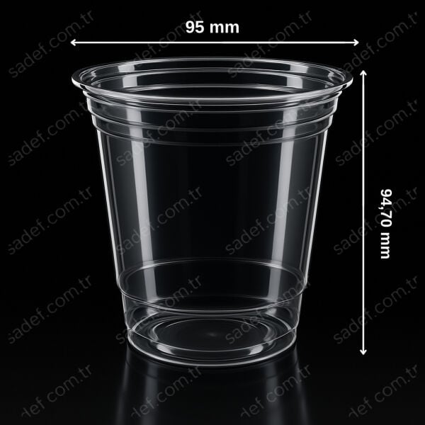 300 ML ( 10 OZ ) PET BARDAK FOLYOTERM 8 GR 1000 ADET