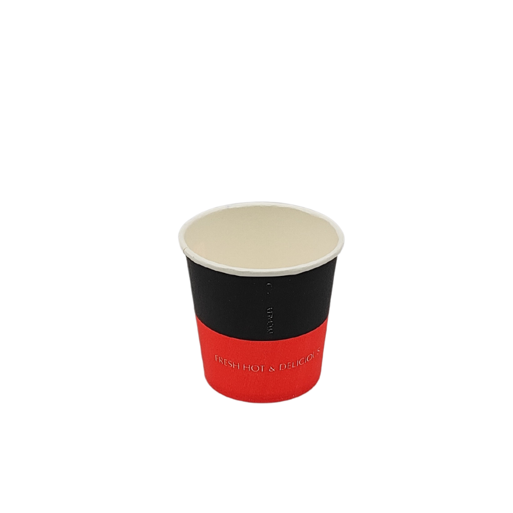 4 OZ BASKILI KARTON BARDAK 100 ADET