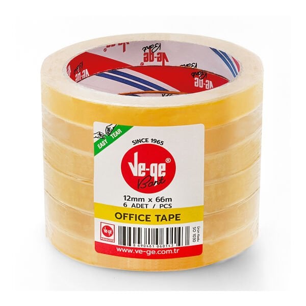 VEGE 12X66 PARA BANT EASY TEAR ŞEFFAF 72 ADET