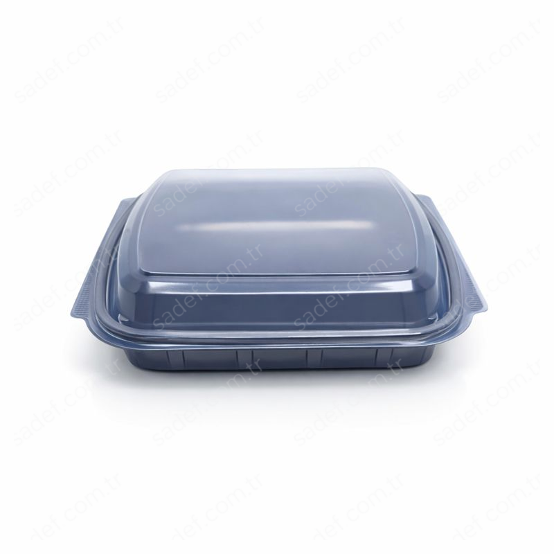 FT296+FT297 TAKIM TEK BÖLMELİ MICROWAVE GÖVDE + KAPAK FOLYOTERM 200 ADET