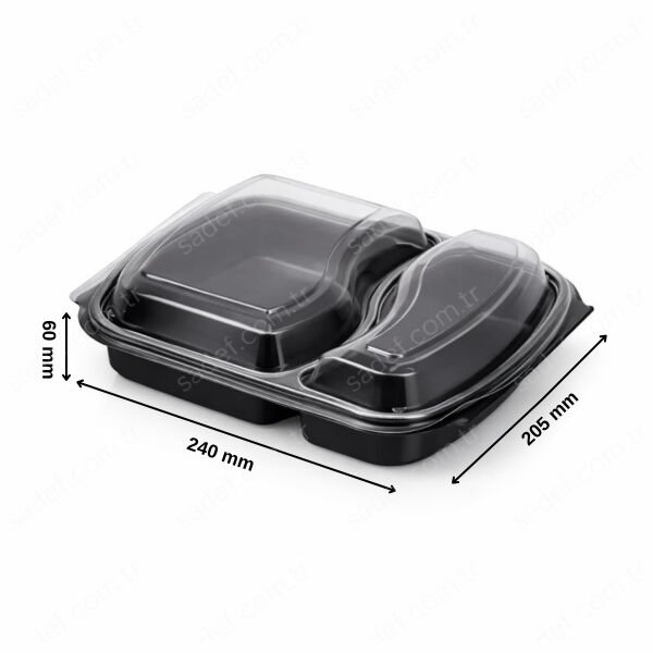 FT292+FT293 TAKIM İKİ BÖLMELİ MICROWAVE GÖVDE + KAPAK FOLYOTERM 200 ADET