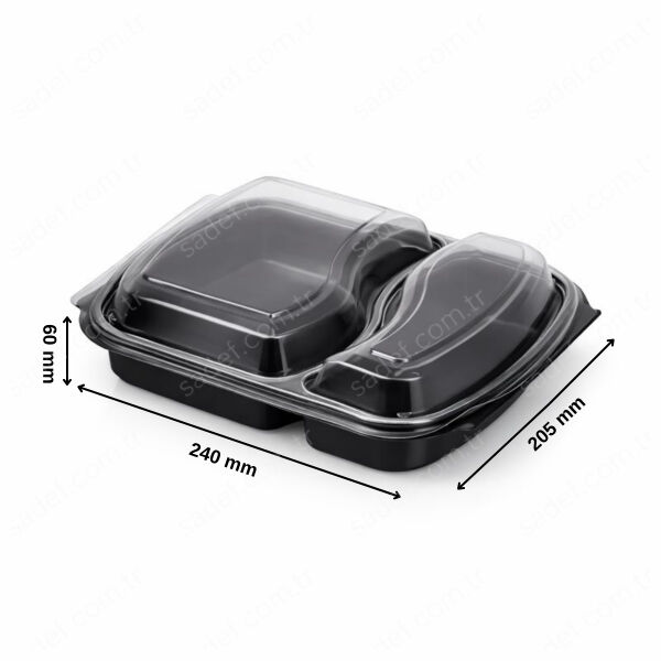 FT292+FT293 TAKIM İKİ BÖLMELİ MICROWAVE GÖVDE + KAPAK FOLYOTERM 200 ADET
