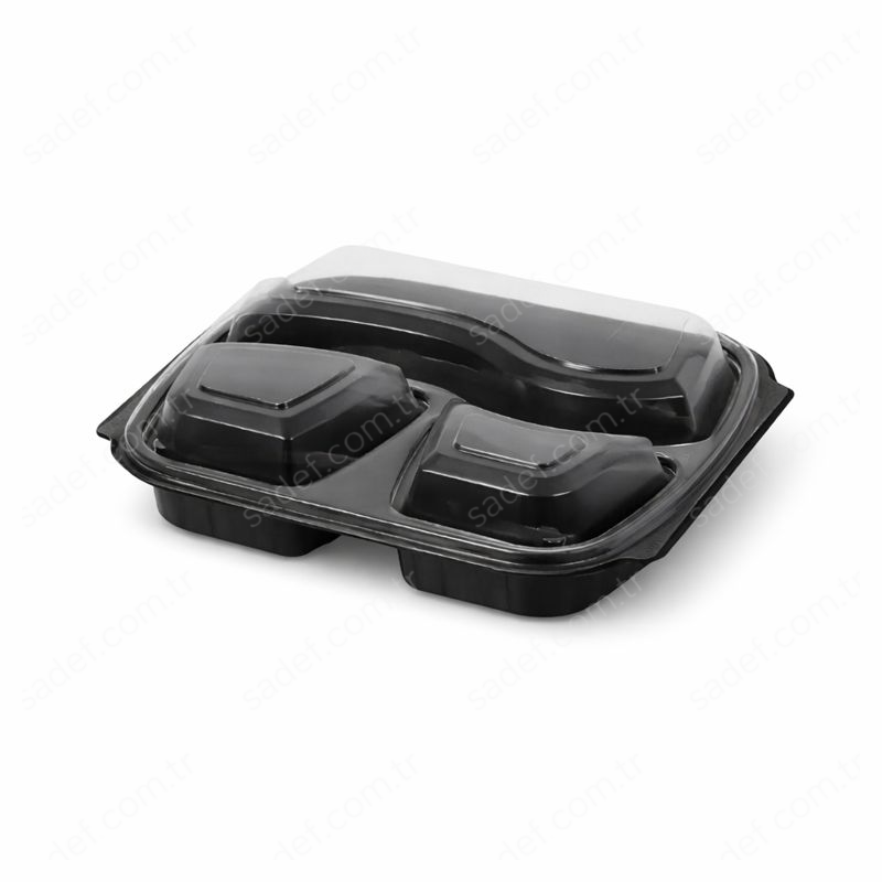 FT294+FT295 TAKIM ÜÇ BÖLMELİ MICROWAVE GÖVDE + KAPAK FOLYOTERM 200 ADET