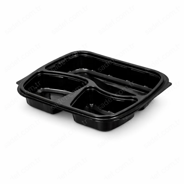 FT294+FT295 TAKIM ÜÇ BÖLMELİ MICROWAVE GÖVDE + KAPAK FOLYOTERM 200 ADET