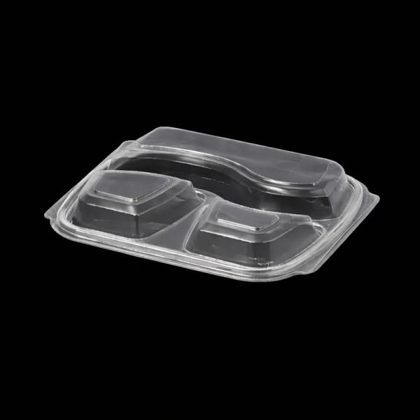 FT294+FT295 TAKIM ÜÇ BÖLMELİ MICROWAVE GÖVDE + KAPAK FOLYOTERM 200 ADET