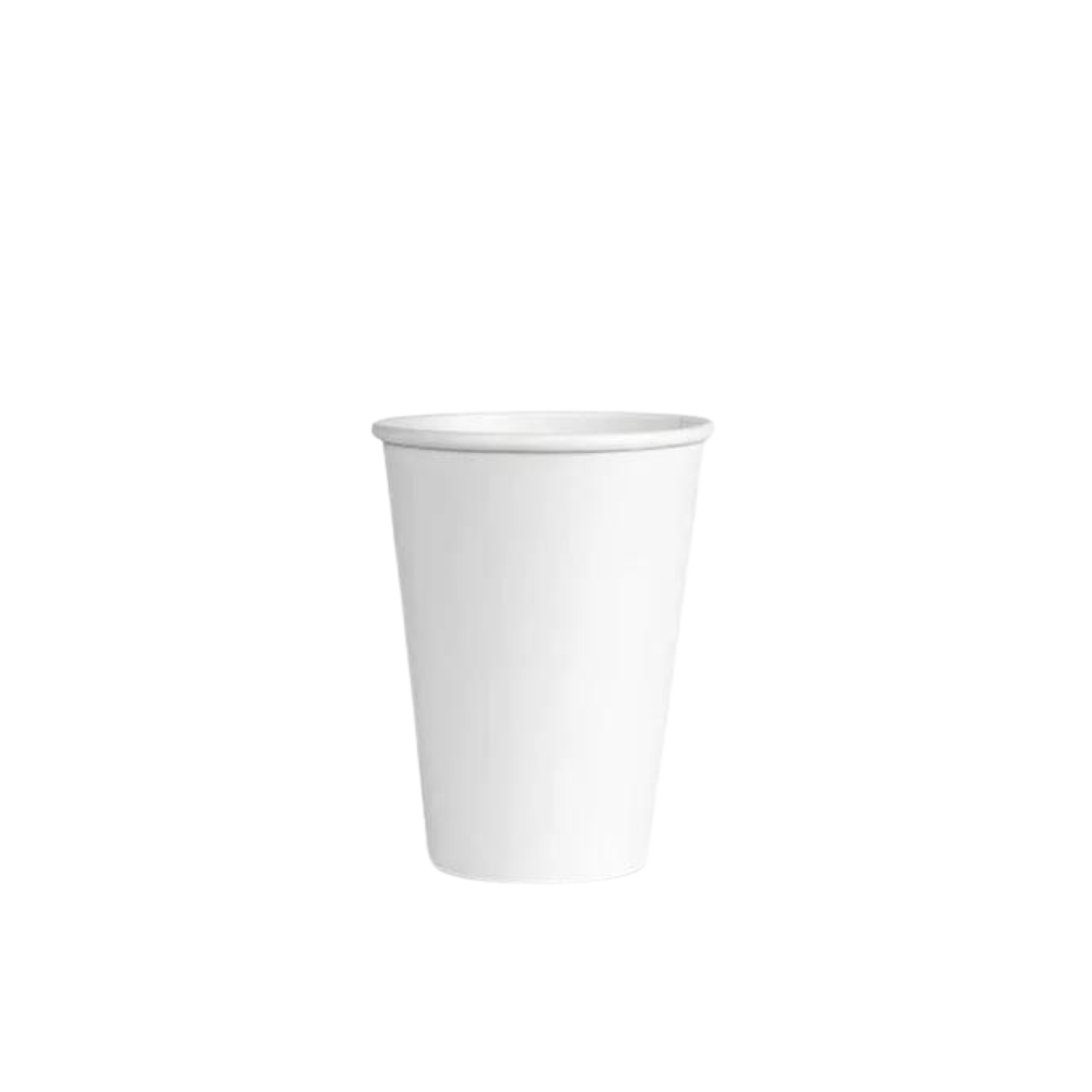 BEYAZ ARNES 12 OZ BASKISIZ KARTON BARDAK SICAK 2000 ADET