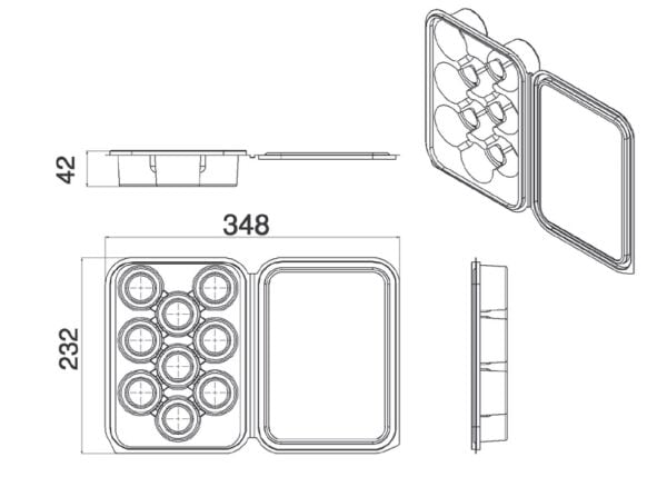 L-066 LİMERA KURABİYE KABI 11 Lİ 37 GR 300 ADET