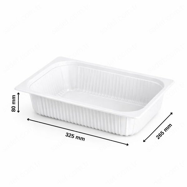 H:80 FT 340 325X265 ÜST FOLYO YAPIŞTIRMALI KAP PP 73 GR BEYAZ 200 ADET