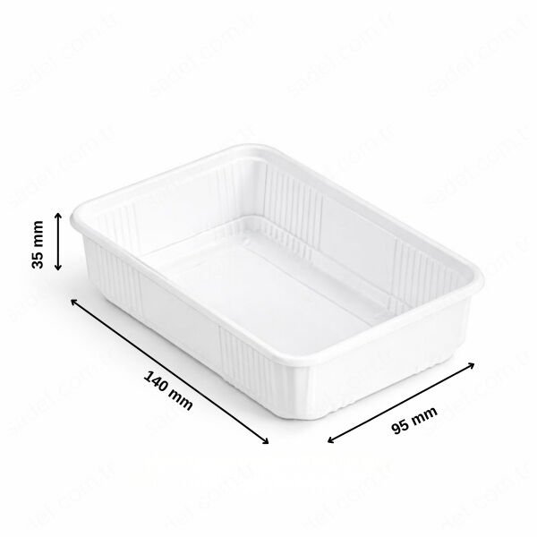 FT 62 250 250 GR DONDURMA KASE 140*95*35 8 GR BEYAZ PS FOLYOTERM 1200 ADET