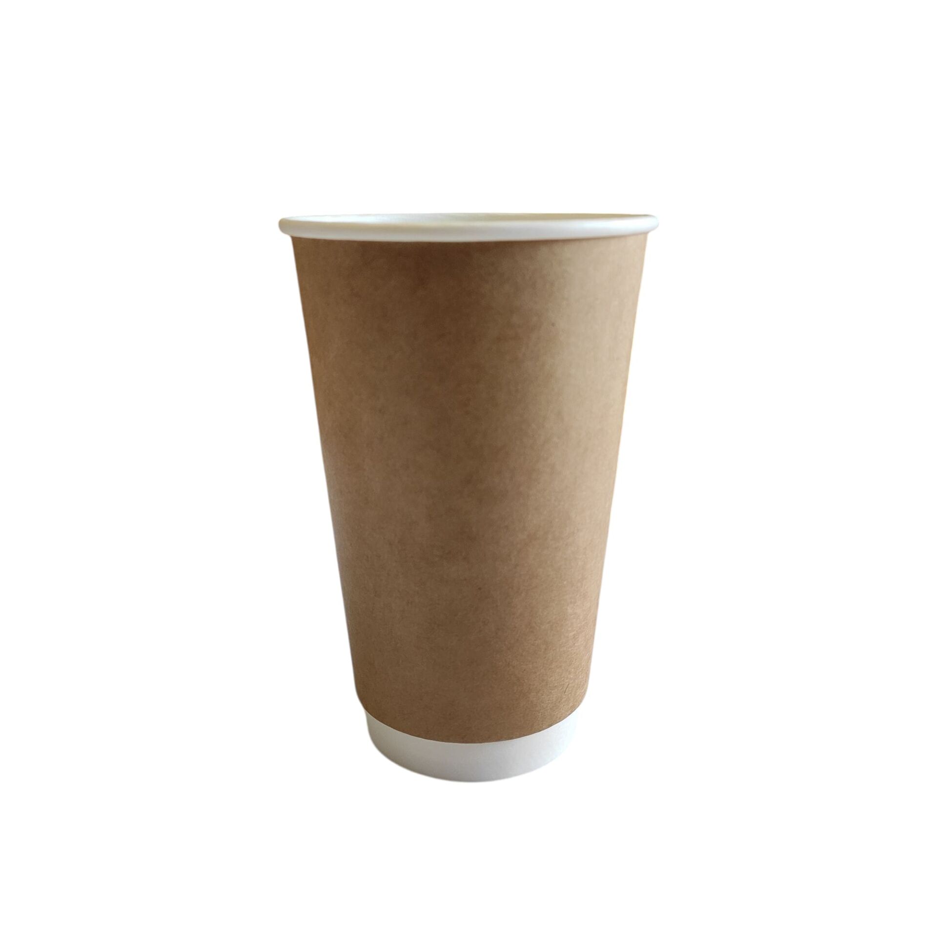 KRAFT DOUBLE WALL 16 OZ BASKISIZ KARTON BARDAK SICAK 500 ADET