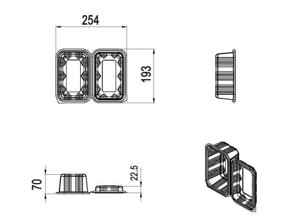 L-110-Y LİMERA SIZDIRMAZ 1000 CC YÜKSEK KAPAK 22 GR 600 ADET