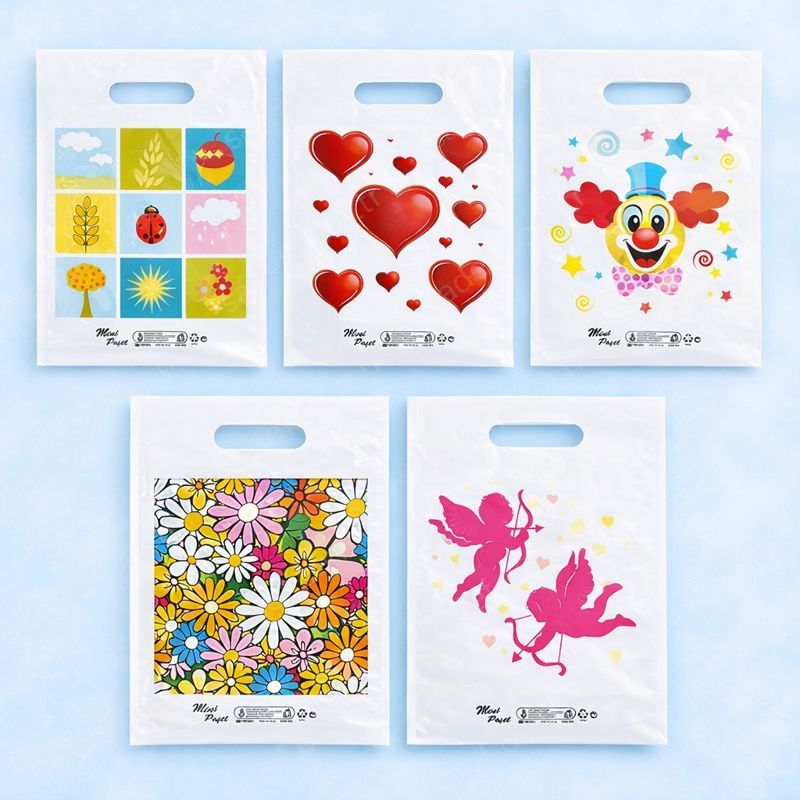 20X30 BEYAZ BASKILI EL GEÇME 100 AD X 50 PKT