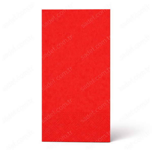 RENKLİ 33X33 GARSON KATLI PEÇETE 100X12 PK KIRMIZI