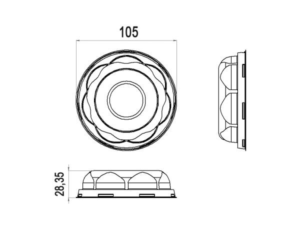 L-255 LİMERA DONDURMA KASE KAPAK 4 GR 1000 ADET
