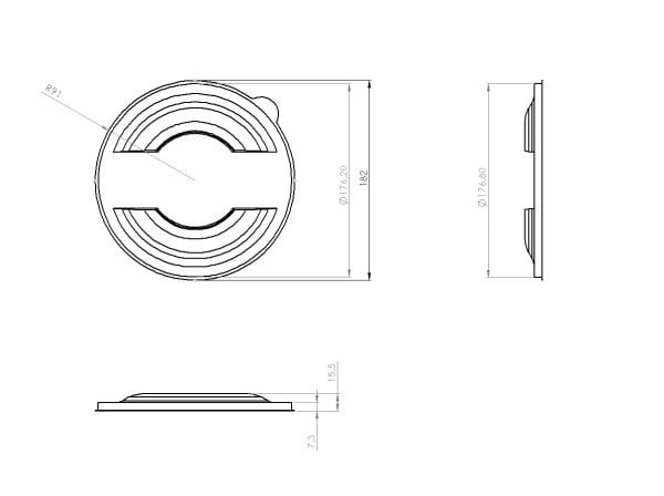 L-301 LİMERA SALATA KASE KAPAK 13 GR 600 ADET