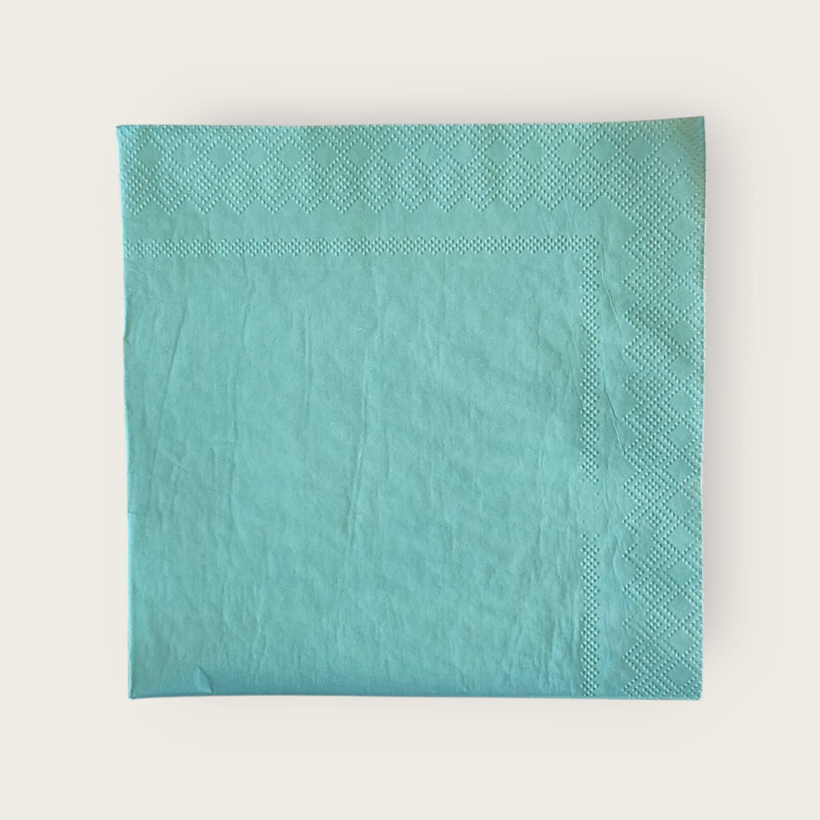 RENKLİ 33X33 KARE PEÇETE 20 AD MAVİ