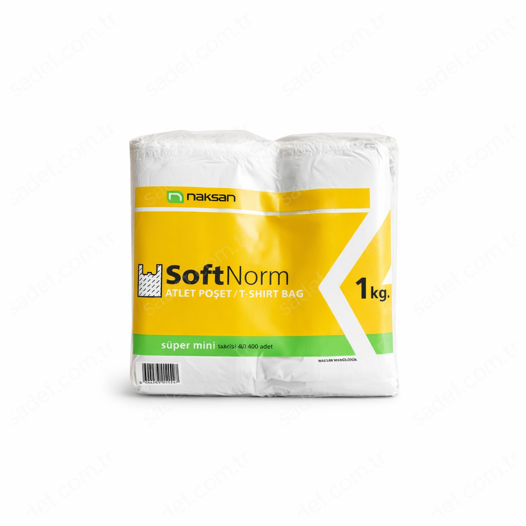 NAKSAN SOFT NORM POŞET ( 17X32 CM SÜPER MİNİ BOY ) BEYAZ 10 KG