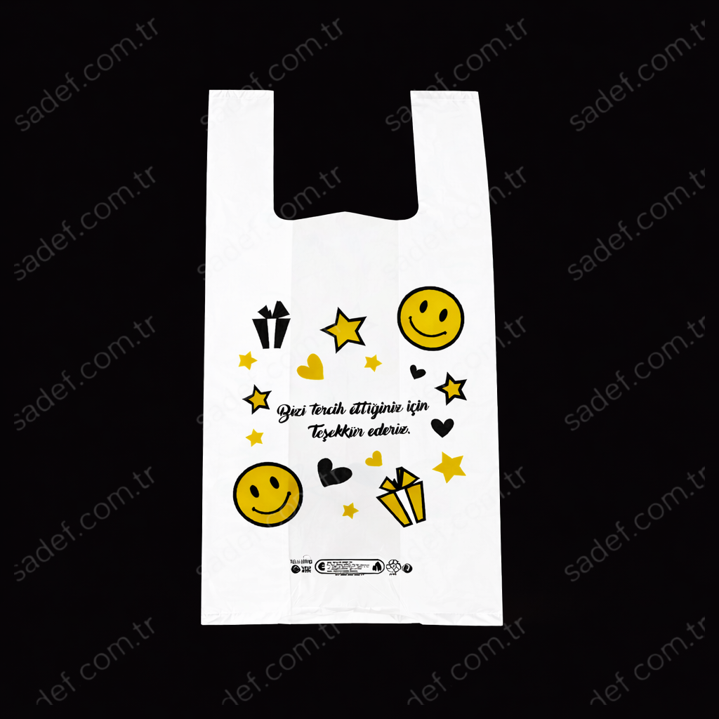 BASKILI RULO POŞET ( 21X41 CM KÜÇÜK BOY ) 200X10 AD 6 KG ( GÜLENYÜZ )