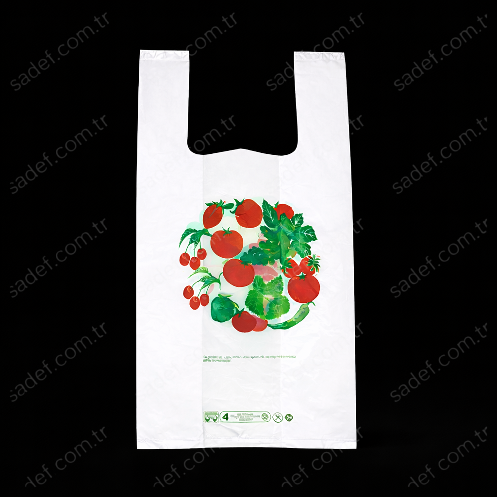 BASKILI RULO POŞET ( 25X47 CM ORTA BOY ) 150X10 AD 6 KG ( SEBZE MEYVE )