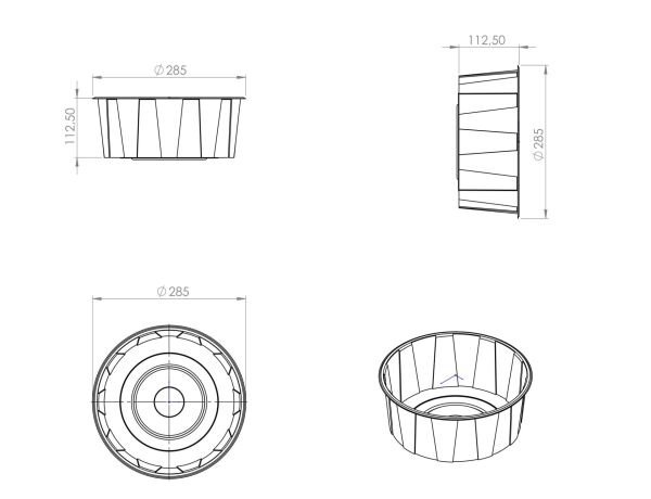 L-421 LİMERA DÜZ KENARLI PASTA KAPAĞI - Ø29 (BÜYÜK) 63 GR 200 ADET