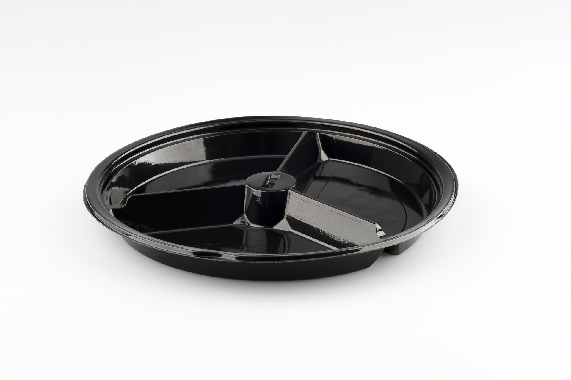 L-453-S LİMERA YUVARLAK 3 BÖLMELİ KAP SİYAH 28,7 GR 400 ADET