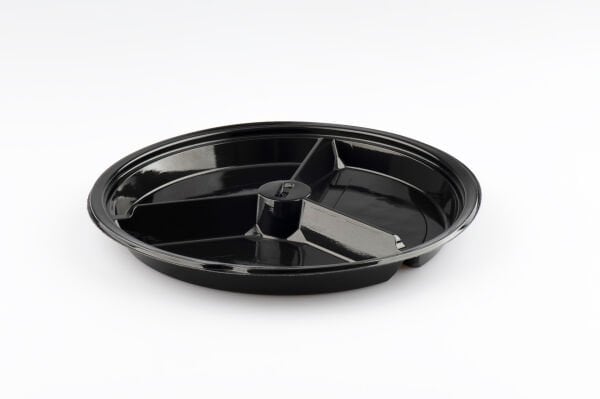 L-453-S LİMERA YUVARLAK 3 BÖLMELİ KAP SİYAH 28,7 GR 400 ADET