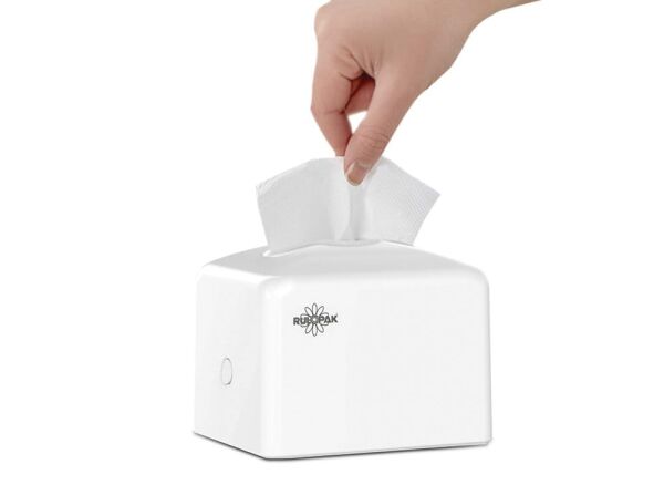 RULOPAK TEKÇEK MİNİ PEÇETE DİSPENSERİ (BEYAZ)