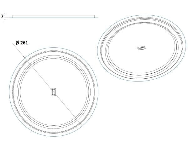 L-456 LİMERA YUVARLAK 3&4 BÖLMELİ KAPAK 19,5 GR 400 ADET