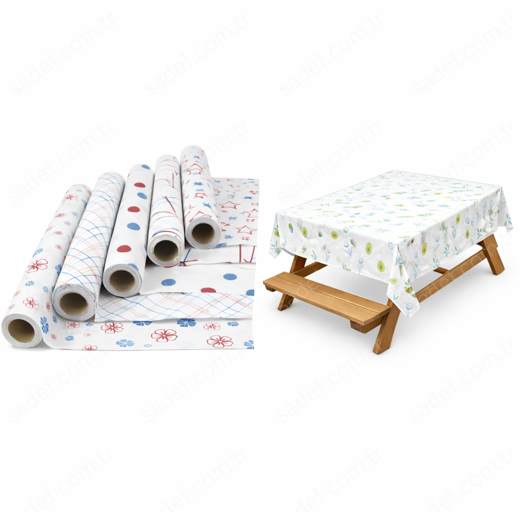 YEMEK MASA ÖRTÜSÜ 100 CMX150 CM 24 METRE 16 YAPRAK