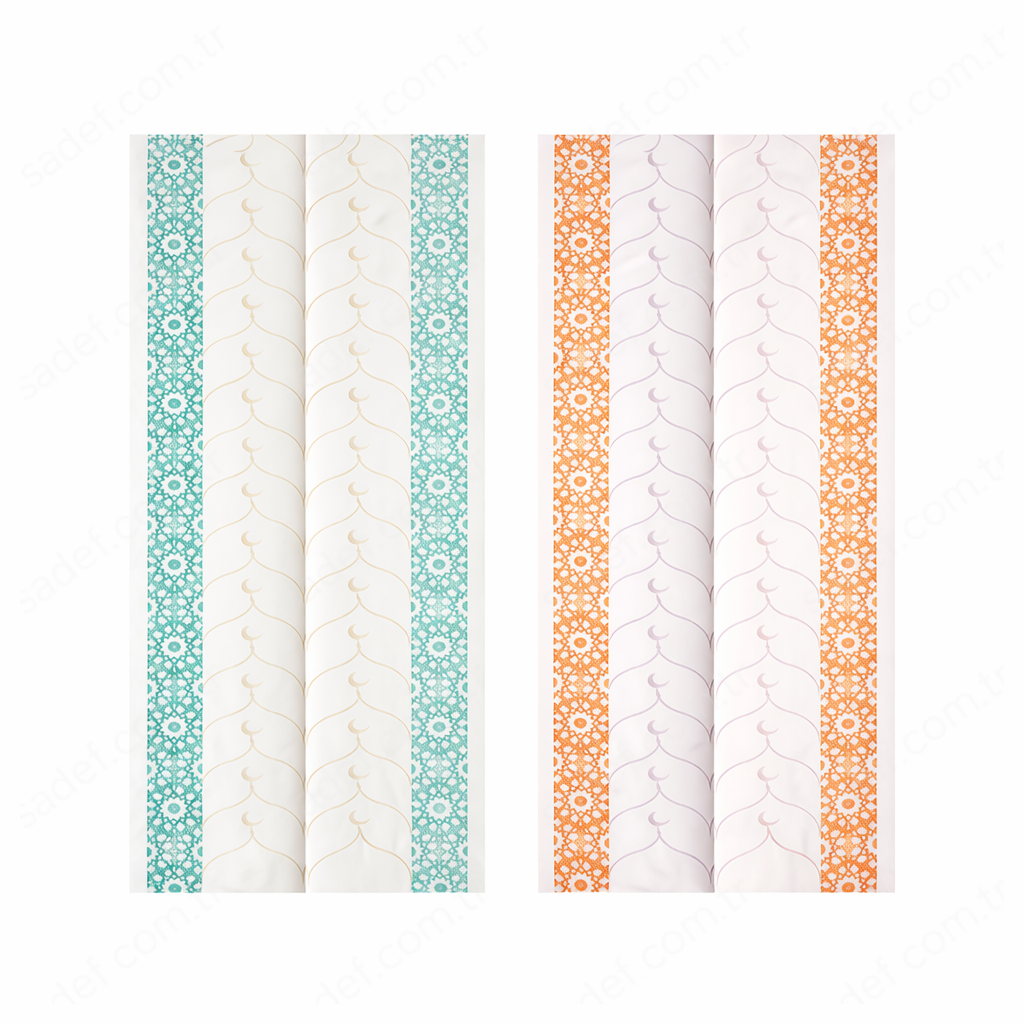 LAMİNELİ SECCADE 60X120 CM 50 YAPRAK X 18 ADET