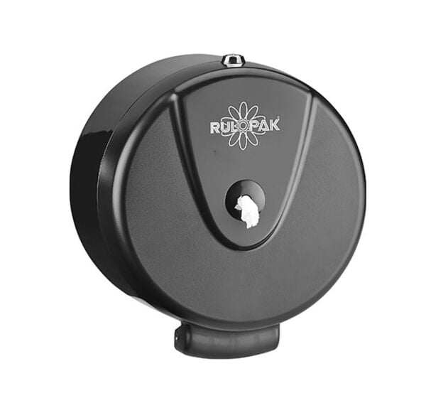 RULOPAK MİNİ CİMRİ  TUVALET KAĞIDI DİSPENSERİ (SİYAH)