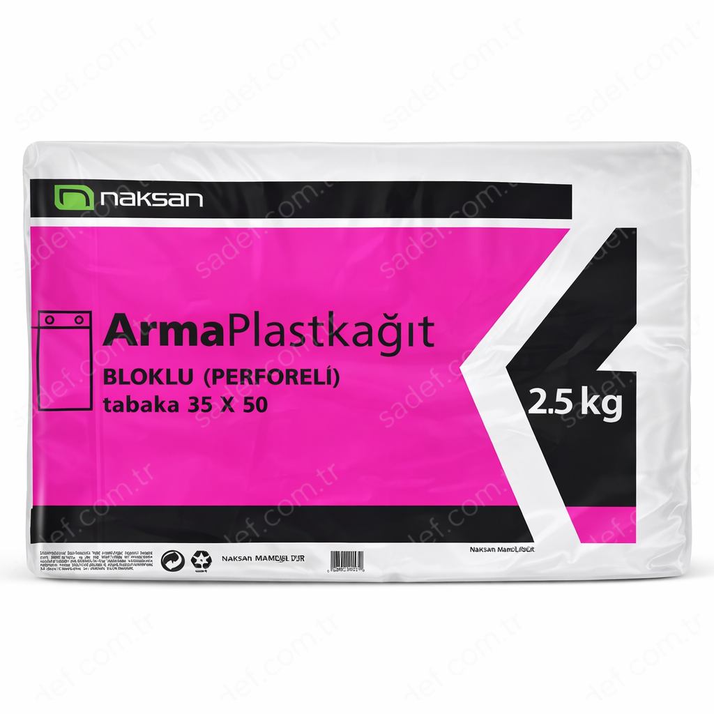PLAST KAĞIT PERFORELİ 35X50 CM ŞEFFAF 25 KG