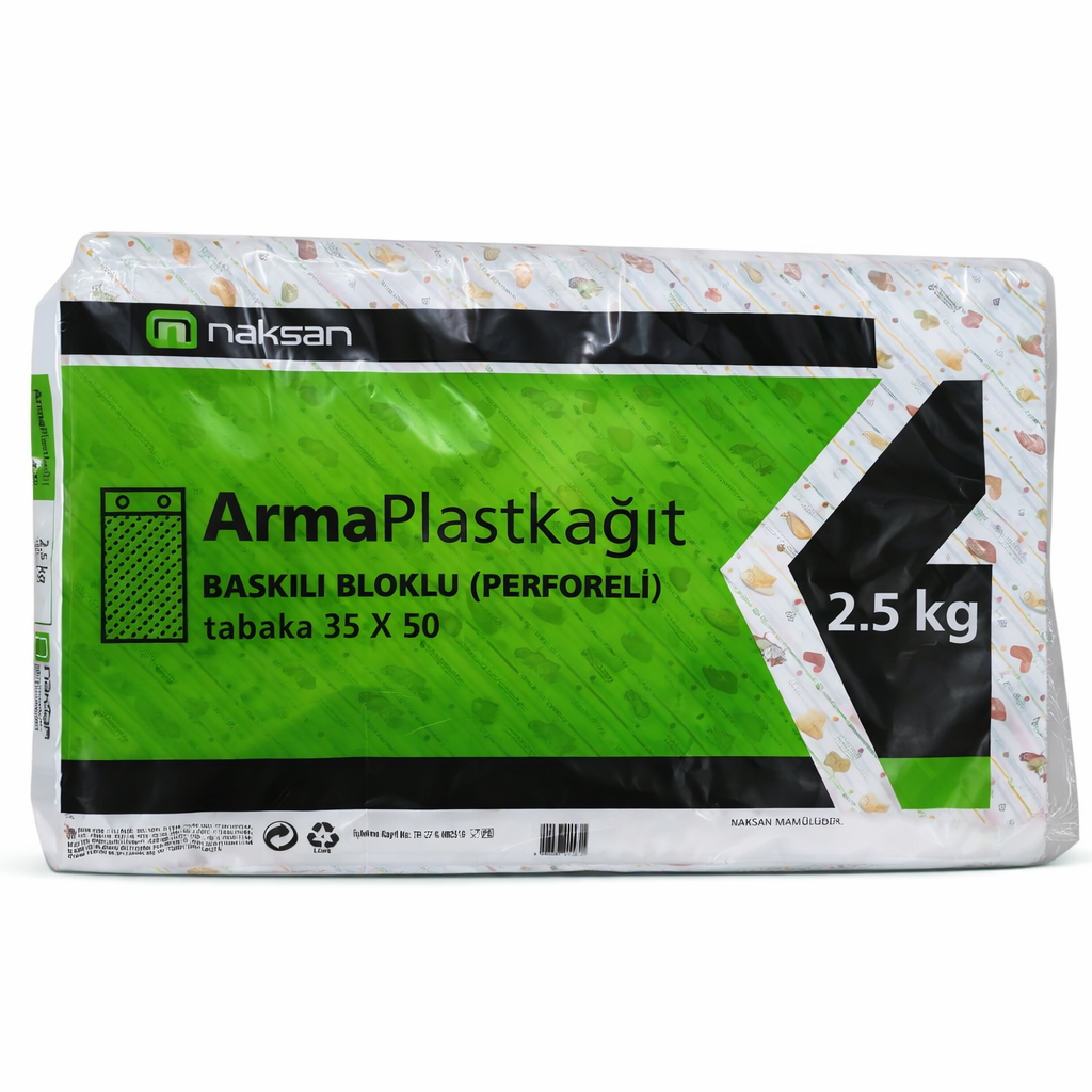 BASKILI PLAST KAĞIT 35X50 CM 25 KG