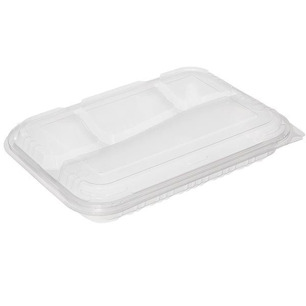 ÖZGE 4 BÖLMELİ KENDİNDEN KAPAKLI KEBAP KAP 56 GR 75 ADET