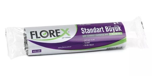 526 MAVİ STD BÜYÜK ÇÖP POŞET 80 GR 10LUX50 AD 4 KG 17 MC