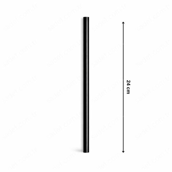 ( SİYAH ) JELATİNLİ FROZEN PİPET 24 CM 100 AD
