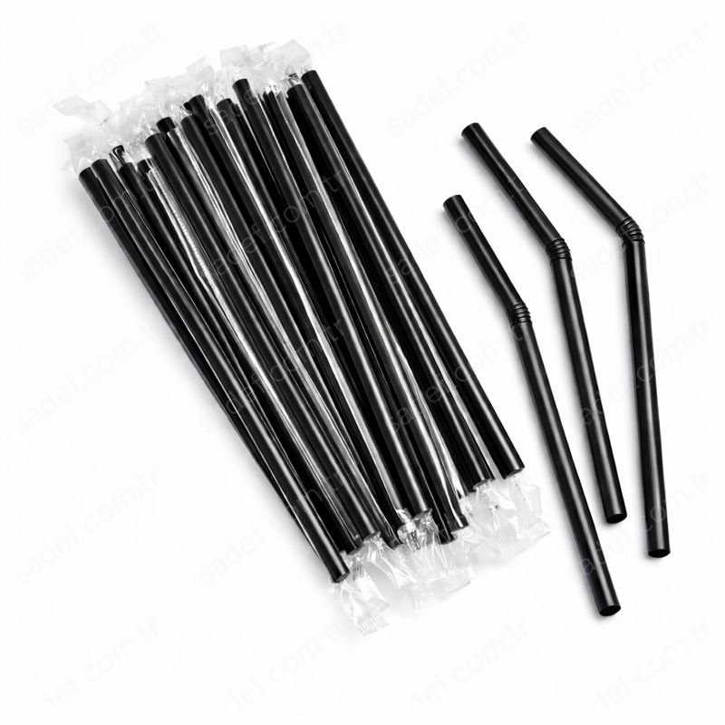 ( SİYAH ) JELATİNLİ KÖRÜKLÜ FROZEN PİPET 24 CM 100 AD X 50 PAKET