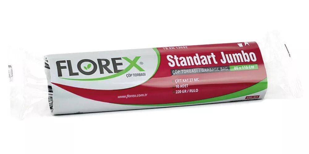 511 STD JUMBO ÇÖP POŞET 200 GR 10X20 AD 4 KG 25 MC SİYAH