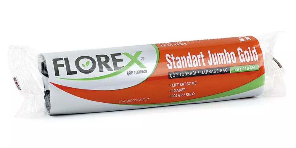 512 GOLD STD JUMBO ÇÖP POŞET 300 GR 10X20 AD 6 KG 37 MC SİYAH