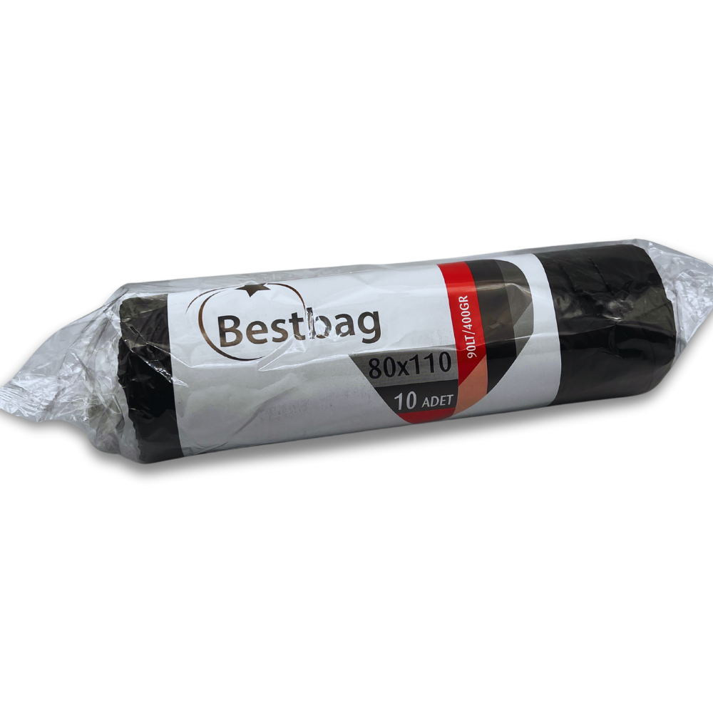 BESTBAG END JUMBO ÇÖP POŞET 400 GR 10X20 AD 8 KG 49 MC SİYAH