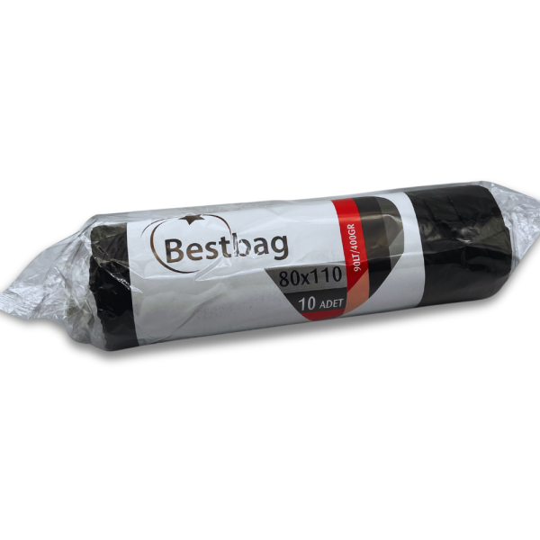 BESTBAG END JUMBO ÇÖP POŞET 400 GR 10X20 AD 8 KG 49 MC SİYAH