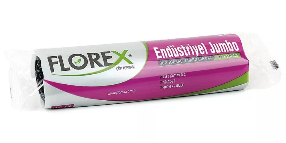 514 MAVİ END JUMBO ÇÖP POŞET 400 GR 10X20 AD 8 KG 49 MC