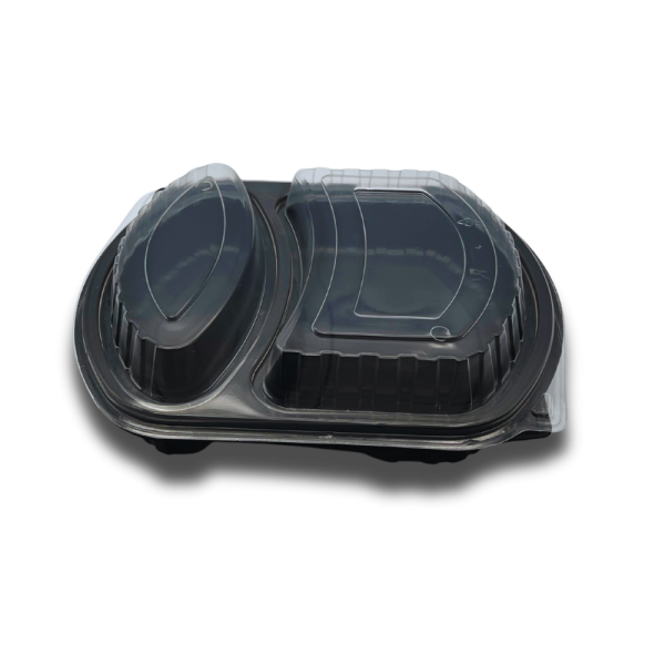 2 BÖLMELİ GIDA KABI SET MEYPAK ( SICAĞA DAYANIKLI ) 200 ADET