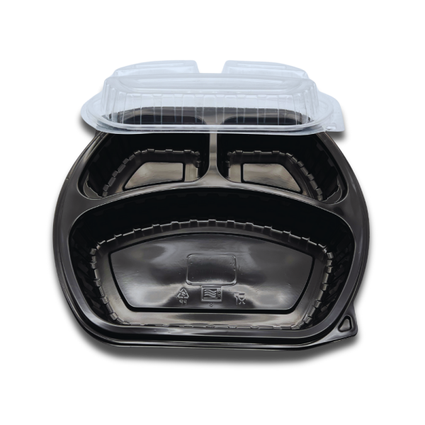 3 BÖLMELİ GIDA KABI SET MEYPAK ( SICAĞA DAYANIKLI ) 200 ADET