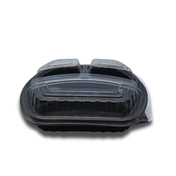 3 BÖLMELİ GIDA KABI SET MEYPAK ( SICAĞA DAYANIKLI ) 200 ADET