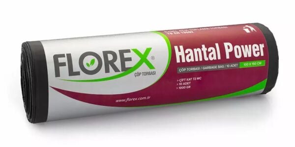 548 POWER HANTAL ÇÖP POŞET 1000 GR 10X10 AD 10 KG SİYAH