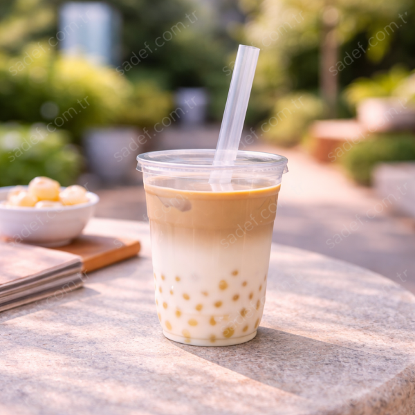 ÇAPRAZ BORU JELATİNLİ BUBBLE TEA PİPET 100 AD