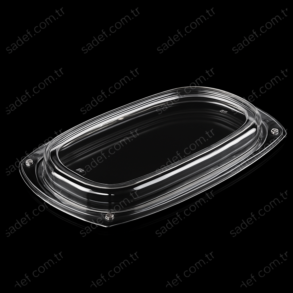 L-460 LİMERA SERVİS KABI 30*18 - KAPAK ŞEFFAF 40 GR 100 ADET