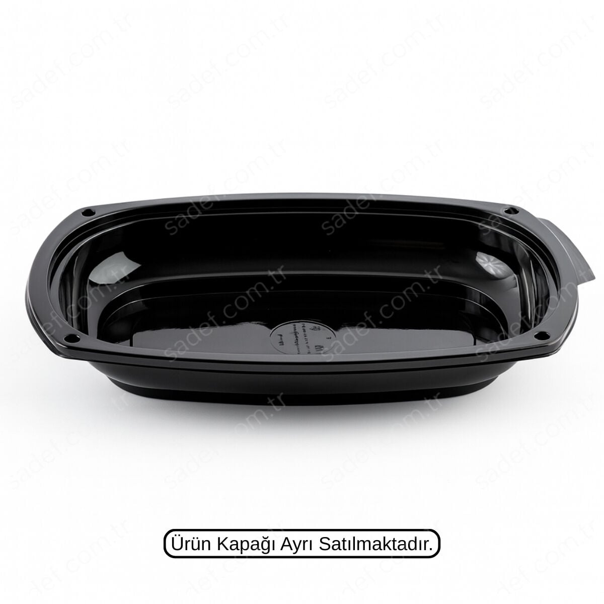 L-461 LİMERA PET SERVİS KABI 30X18 - SİYAH GÖVDE 40 GR 100 ADET